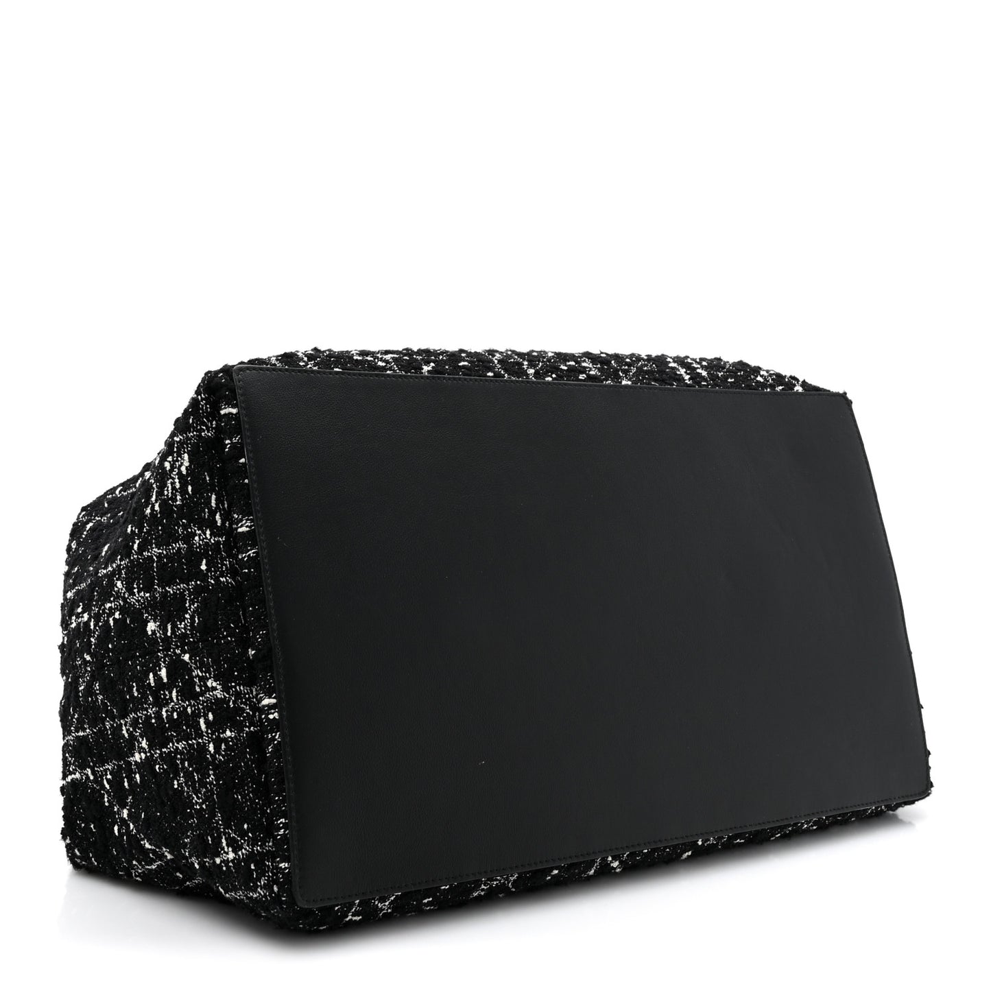 Tweed Cannage Large Toujours Black White