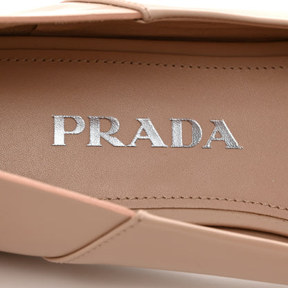 Prada Spazzolato Ballet Flats 39 Cipria 6 of 8