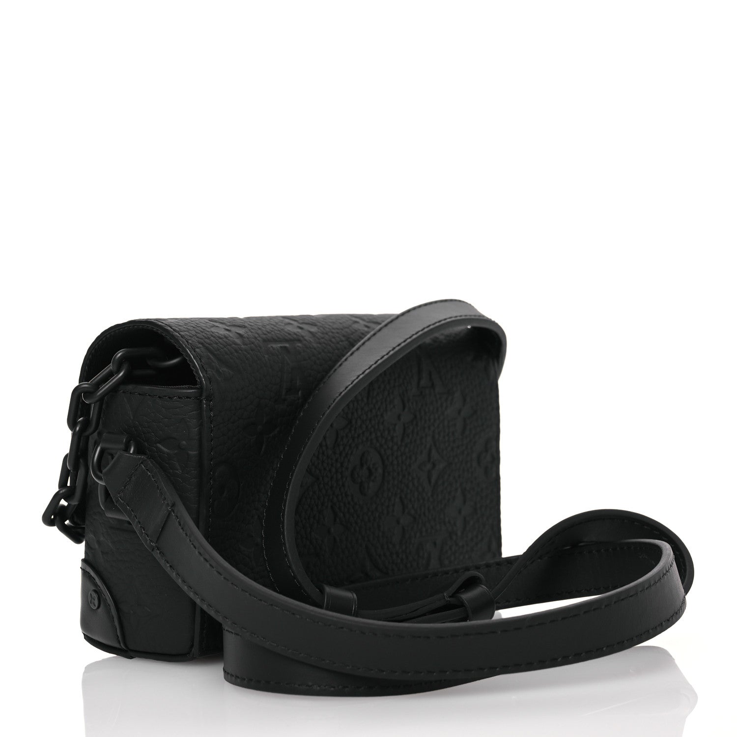 Louis Vuitton Taurillon Monogram Steamer Wearable Wallet Black 3 of 13