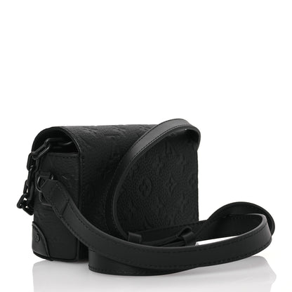 Louis Vuitton Taurillon Monogram Steamer Wearable Wallet Black 3 of 13