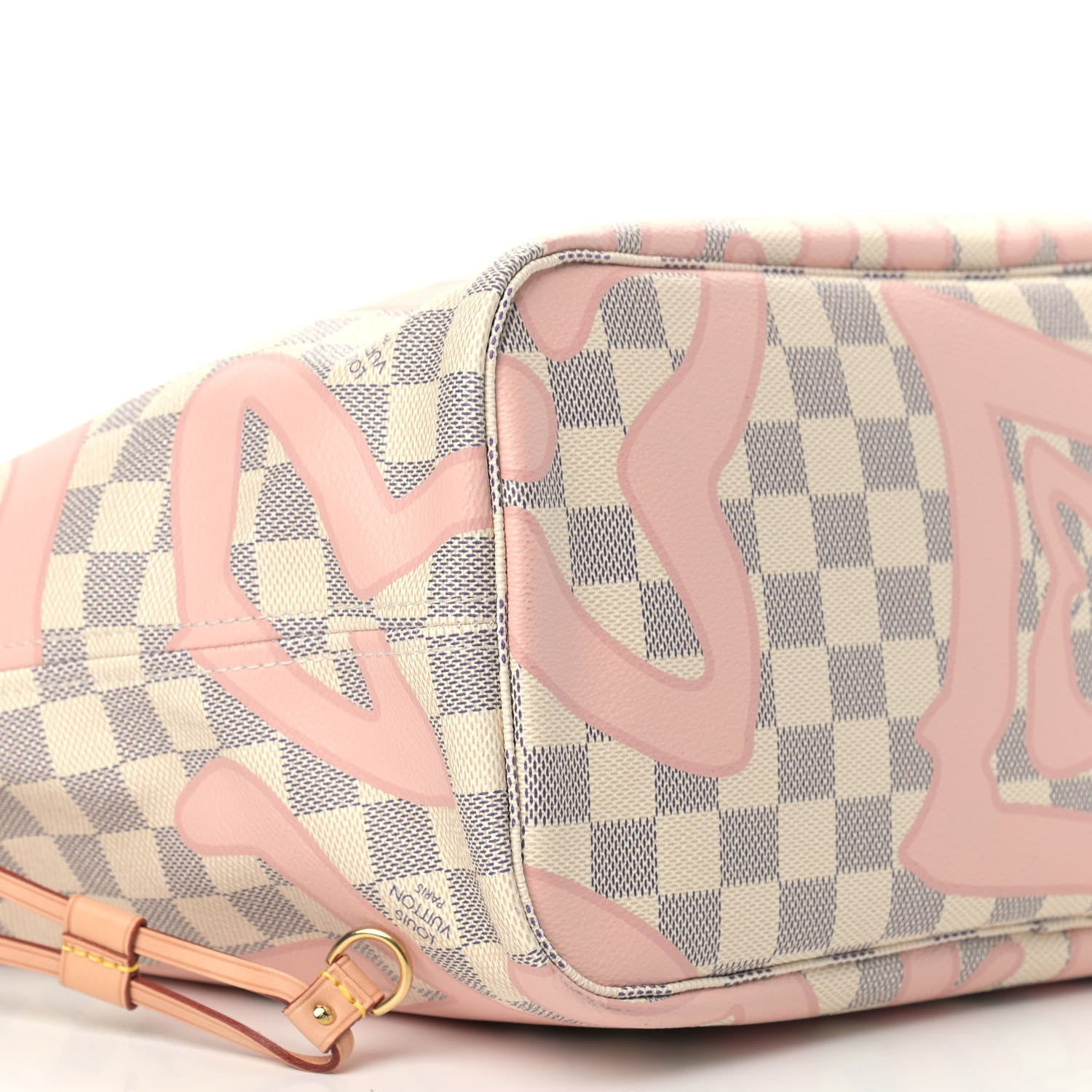 Louis Vuitton Damier Azur Tahitienne Neverfull MM 9 of 10