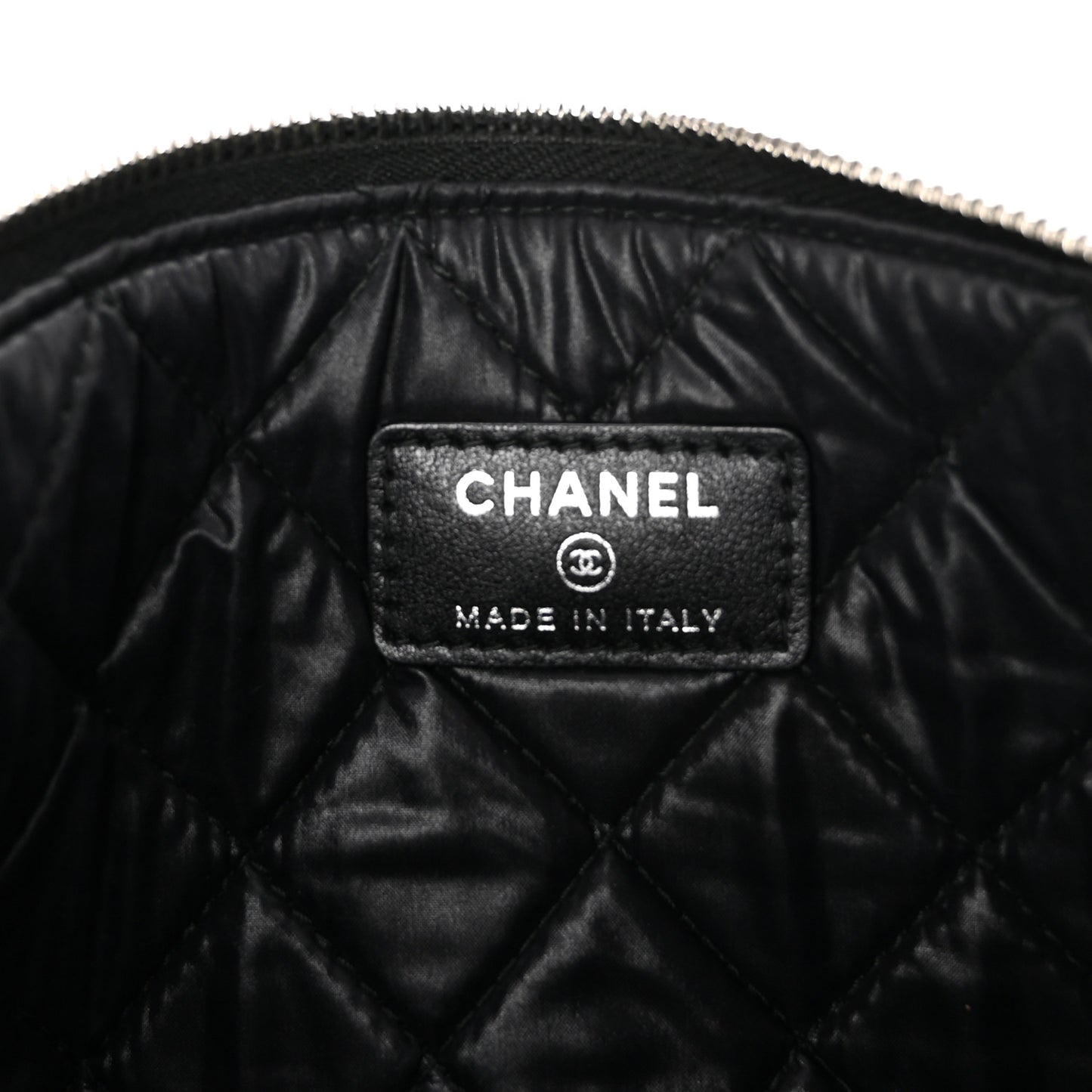 Caviar Studded Deauville Pouch Black