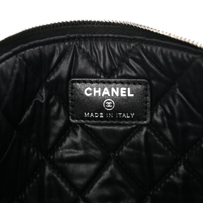 Chanel Caviar Studded Deauville Pouch Black 6 of 7