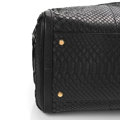 Gucci Snakeskin Large GG Running Tote Black 7 of 8
