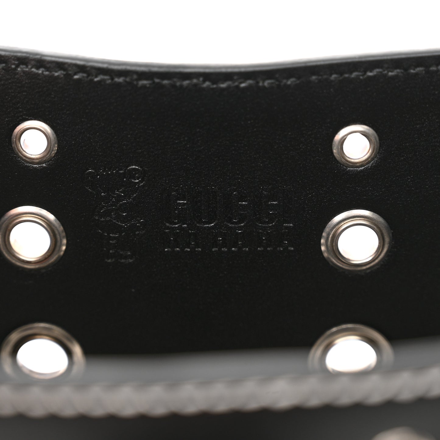 Calfskin Ha Ha Ha Jackie 1961 Eyelet Hobo Black