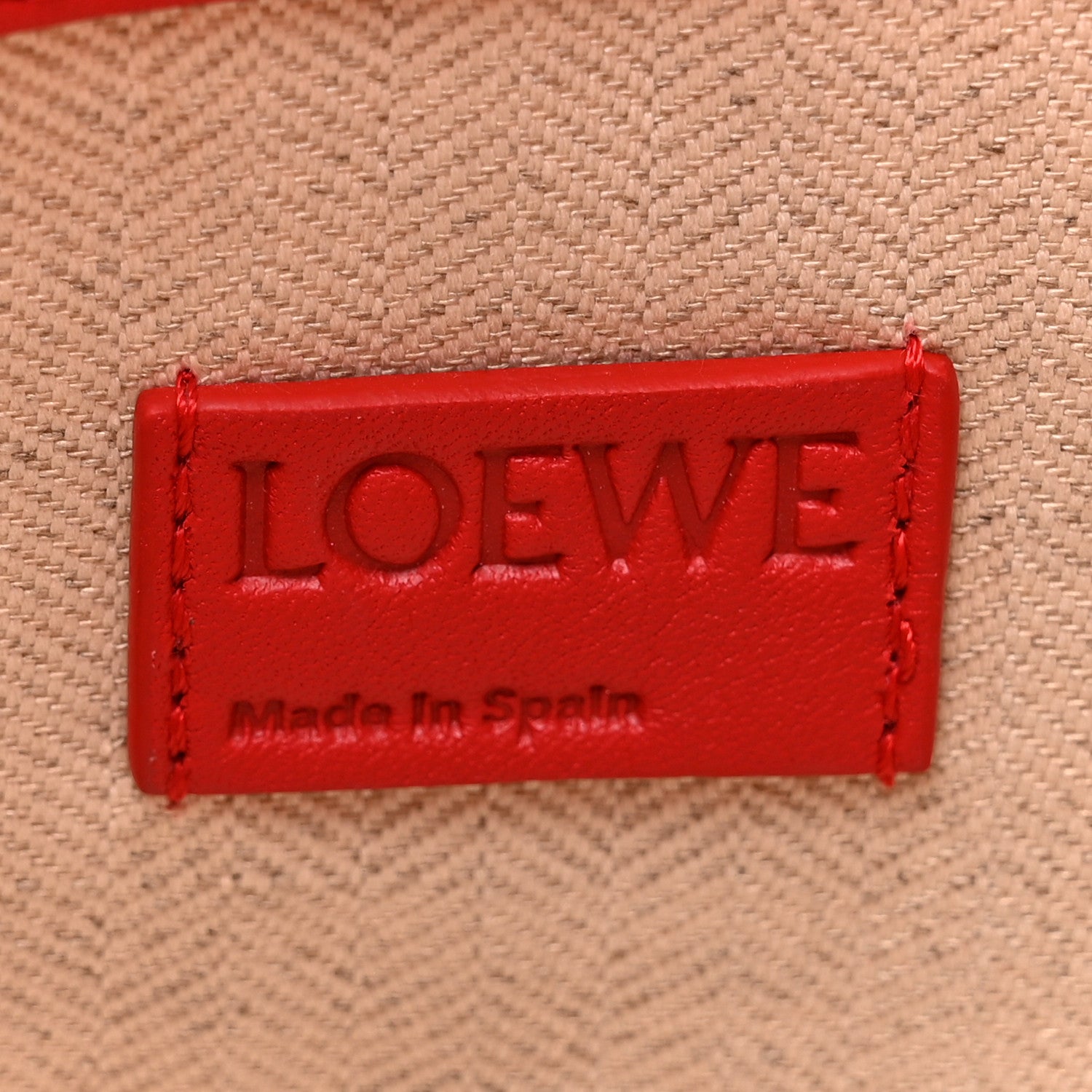 Loewe Mohair Flamenco XL Knot Clutch Scarlet Red 6 of 10