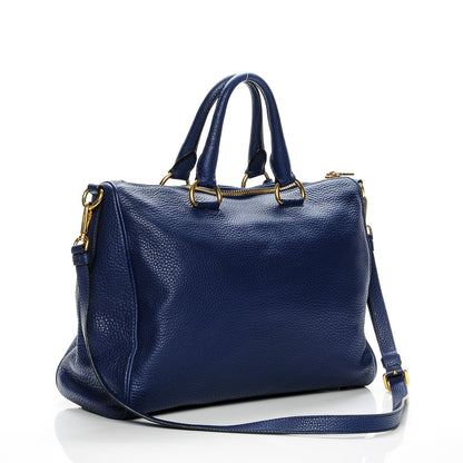 Prada Vitello Daino Tote Inchiostro 3 of 7