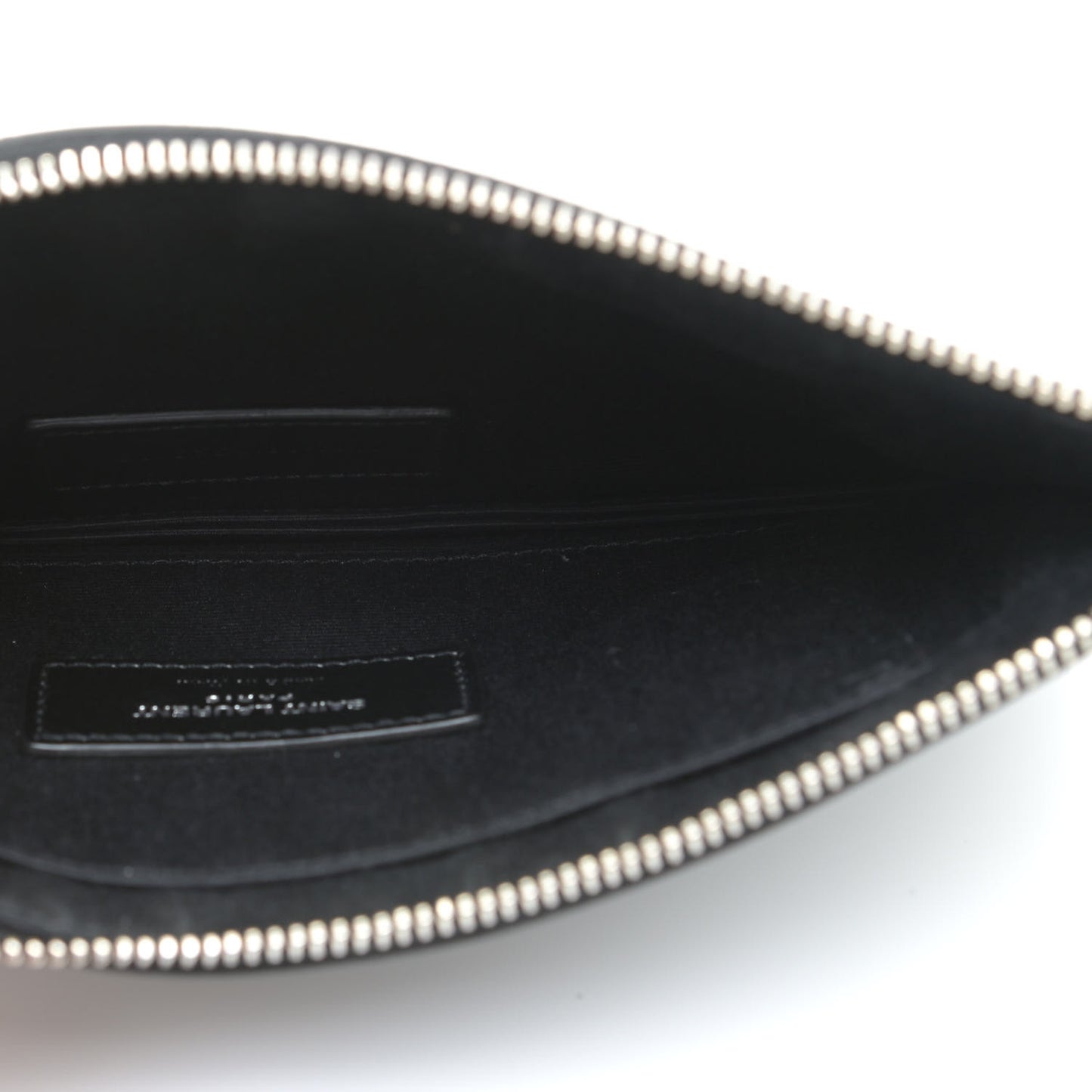 Smooth Calfskin Monogram Bill Pouch Black