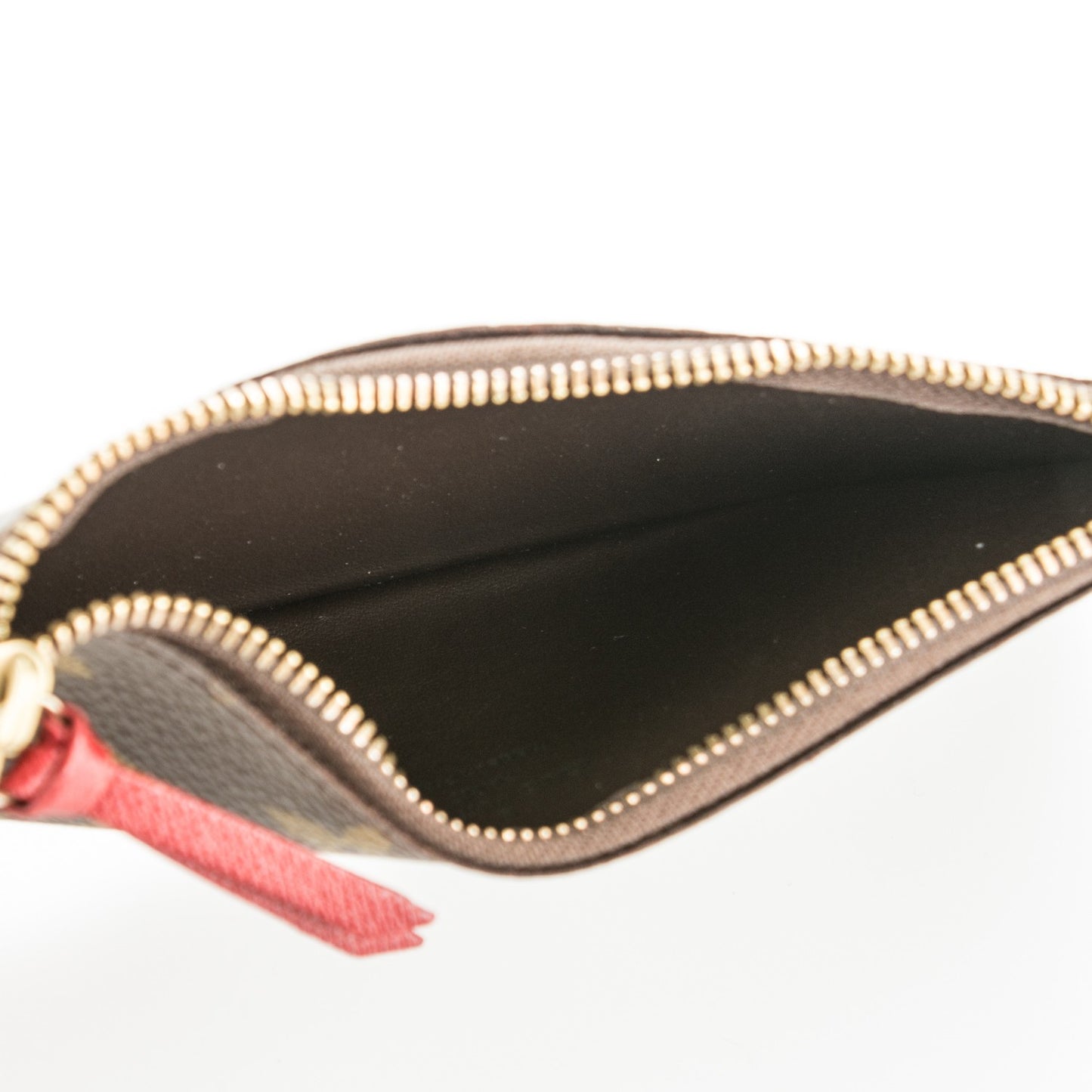 Monogram Josephine Wallet Zippered Insert Fuchsia