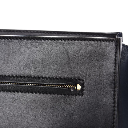 Celine Calfskin Suede Medium Tri-Color Trapeze Grey 14 of 27