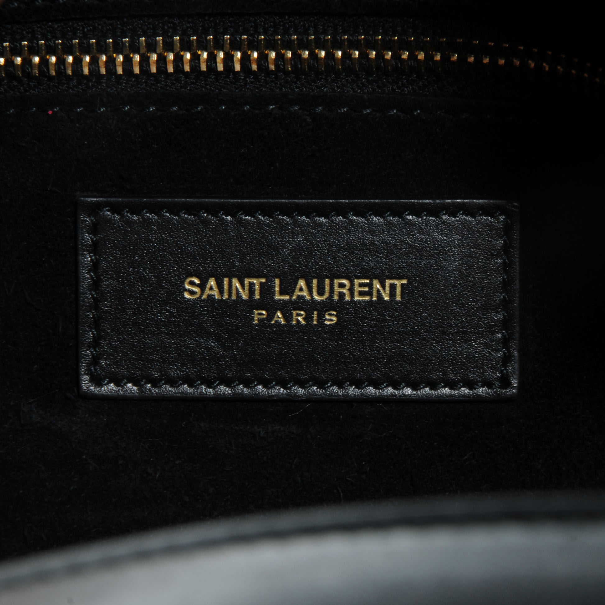 Saint Laurent Smooth Calfskin Bi-Color Duffle 12 Beige Black 6 of 8