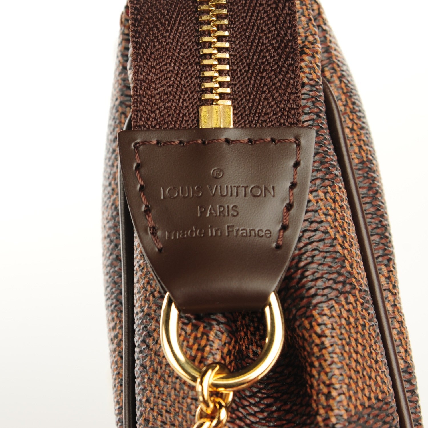 Louis Vuitton Damier Ebene Eva Clutch 2 of 7