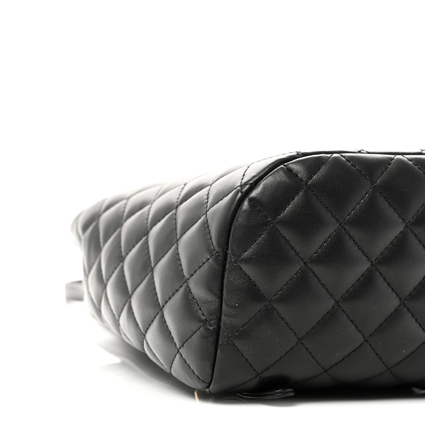 Lambskin Quilted Small Urban Spirit Backpack Black