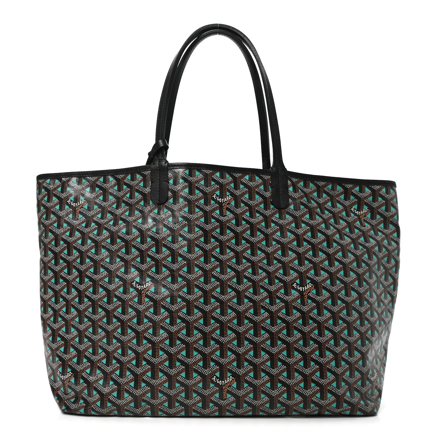 Goyard Goyardine Saint Louis Claire Voie PM Black Blue 1 of 9