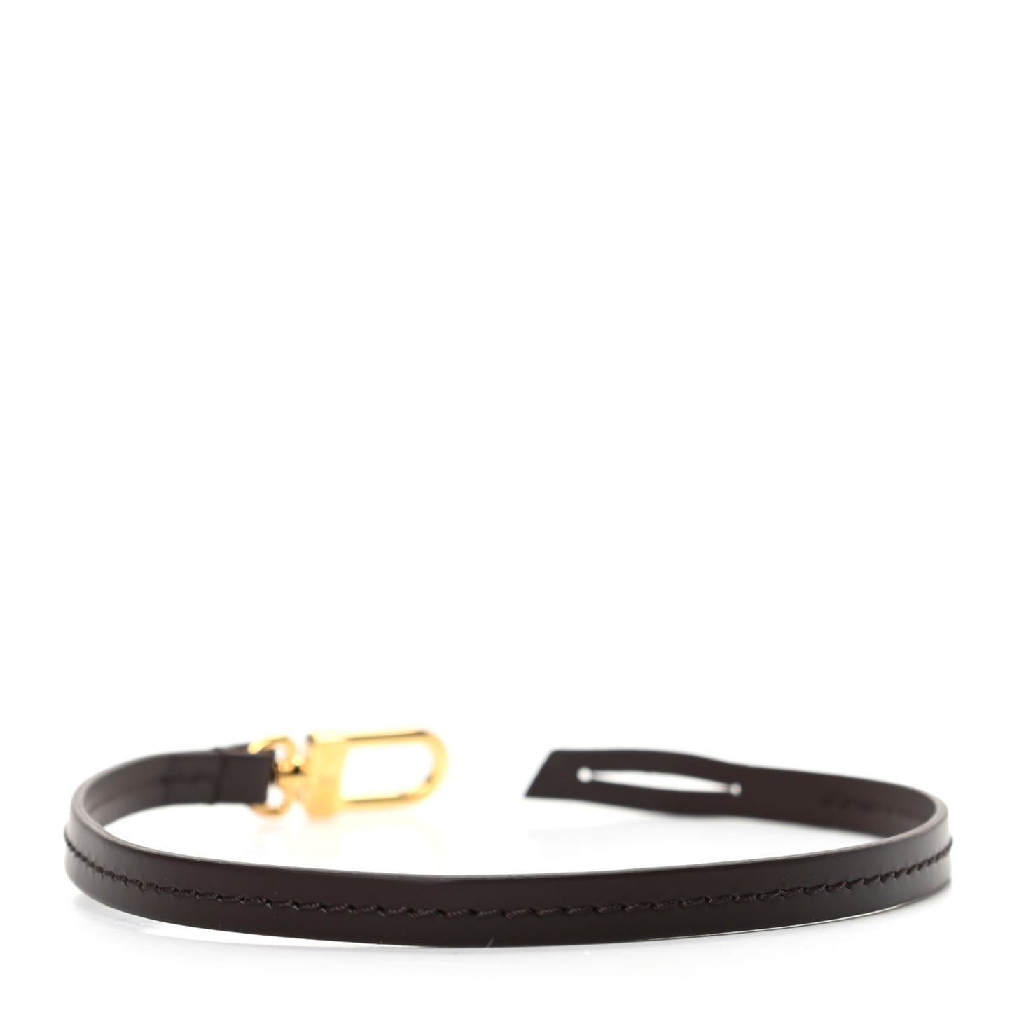 Calfskin Pochette Accessories Strap Brown