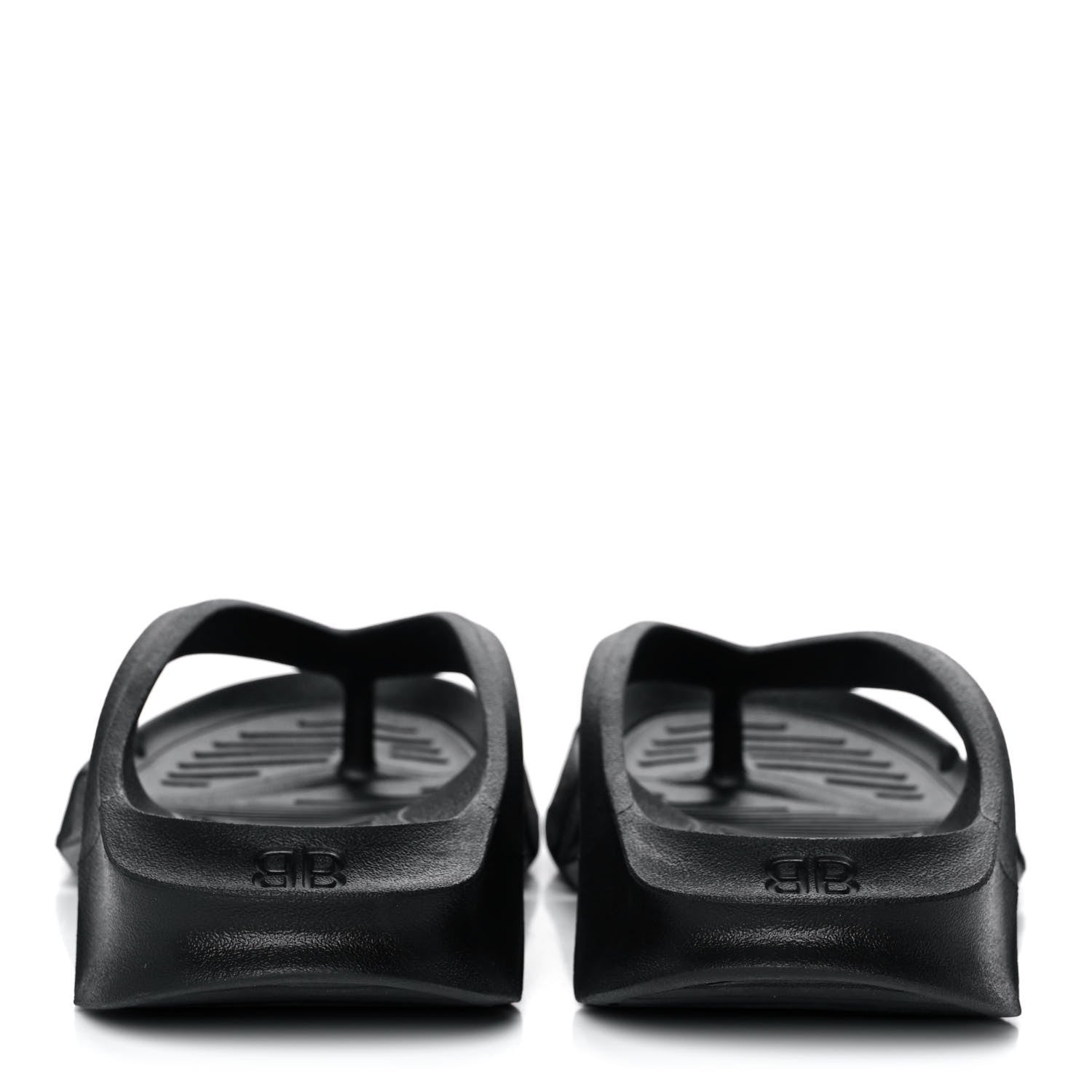 Balenciaga Rubber Womens Mold Thong Sandals 37 Black 5 of 8
