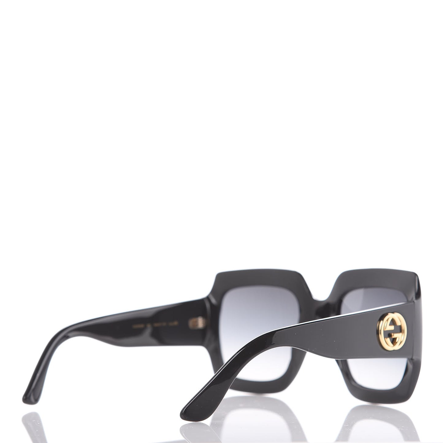 Acetate Square Frame Sunglasses GG0053S Black