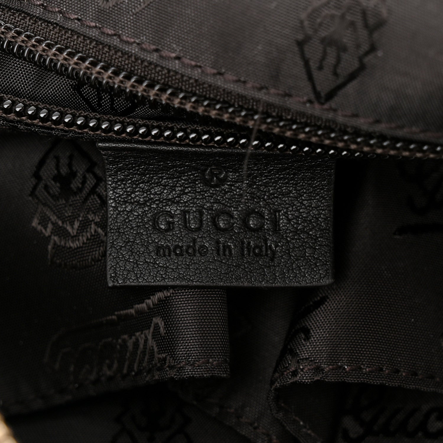 Gucci Guccissima Flat Messenger Bag Dark Brown 6 of 11