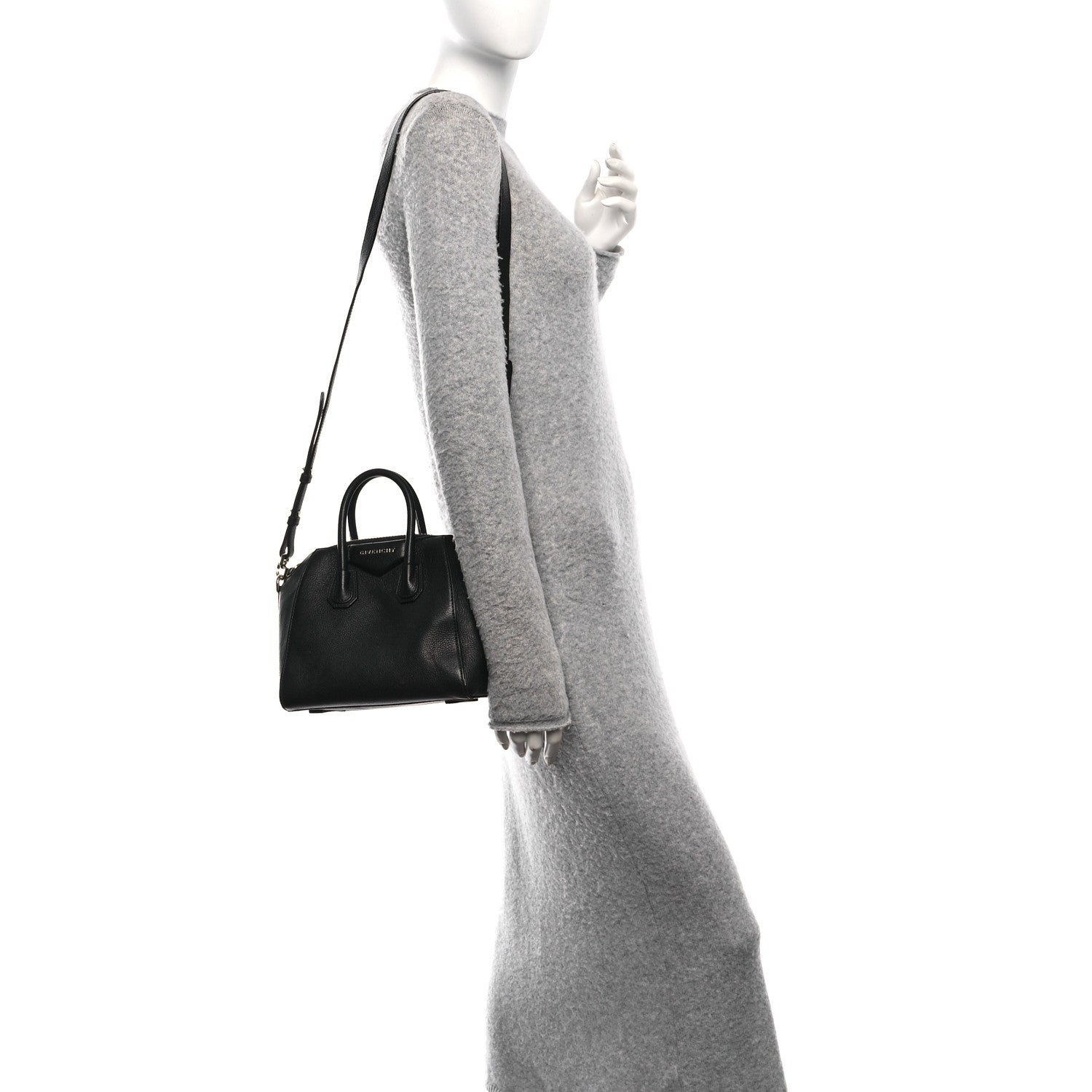 Givenchy Sugar Goatskin Mini Antigona Black 2 of 15