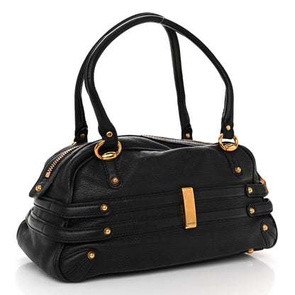 Gucci Calfskin Medium Wave Boston Black 3 of 10