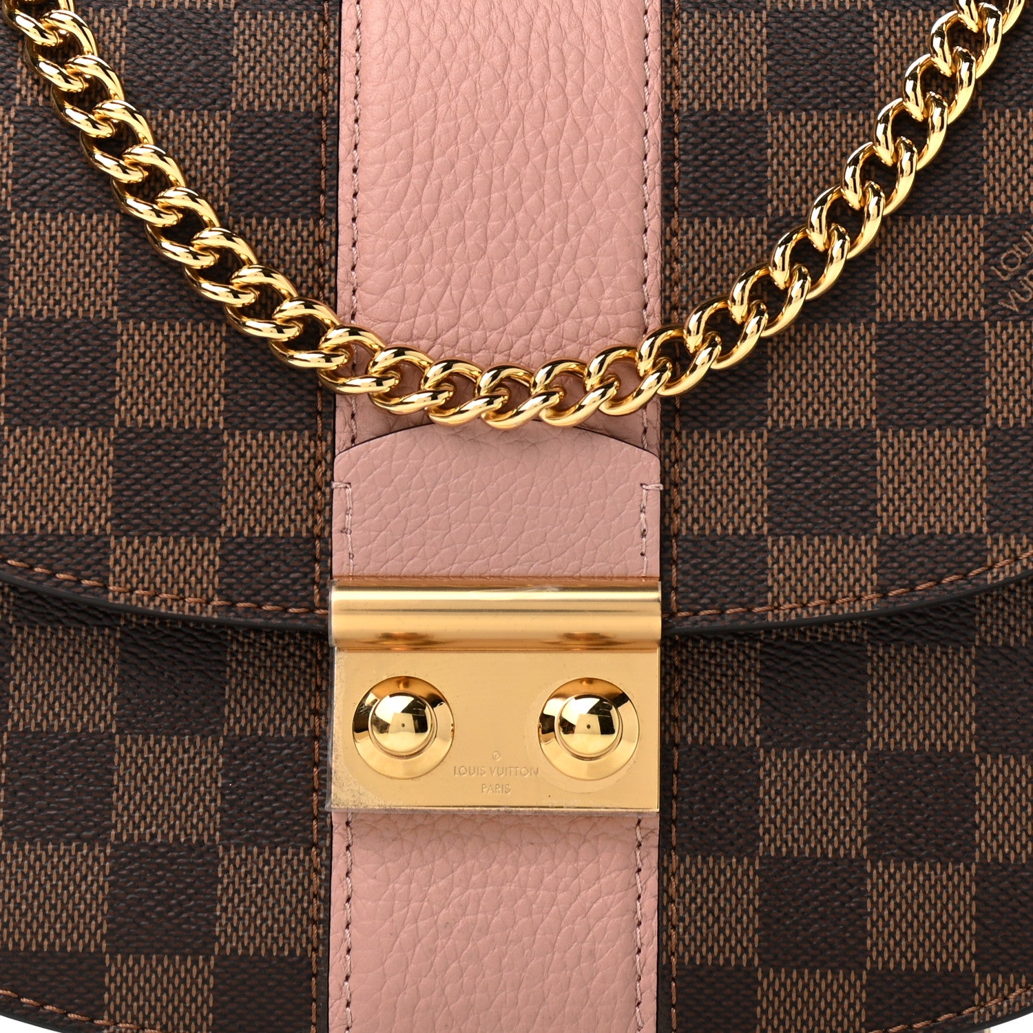 Louis Vuitton Damier Ebene Cuir Taurillon Wight Magnolia 7 of 10