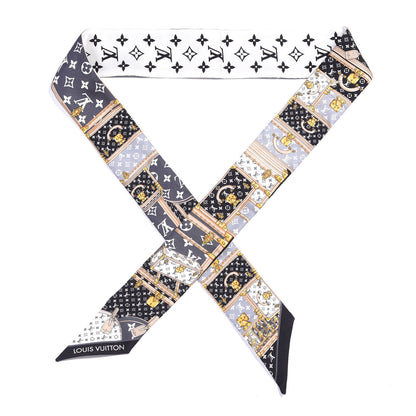 Louis Vuitton Silk Monogram Let's Go BB Bandeau Black 1 of 3