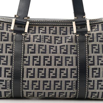 Fendi Zucca Boston Navy 7 of 13
