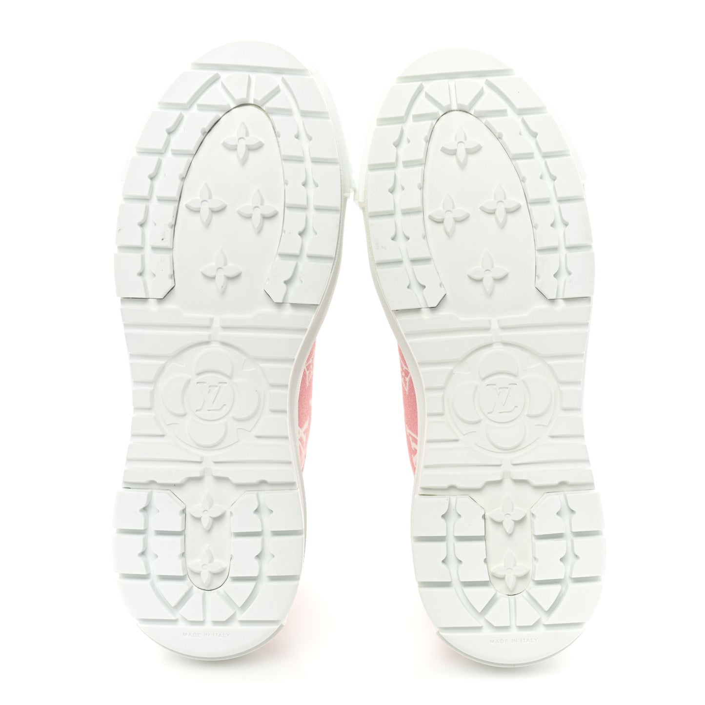 Denim Monogram Squad Sneakers 41 Pink