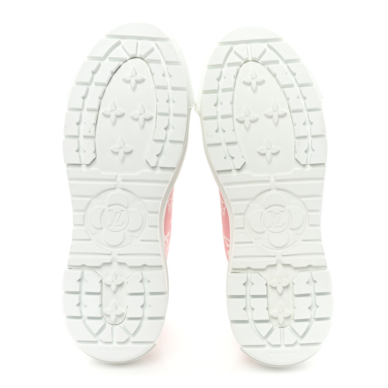 Louis Vuitton Denim Monogram Squad Sneakers 41 Pink 7 of 10