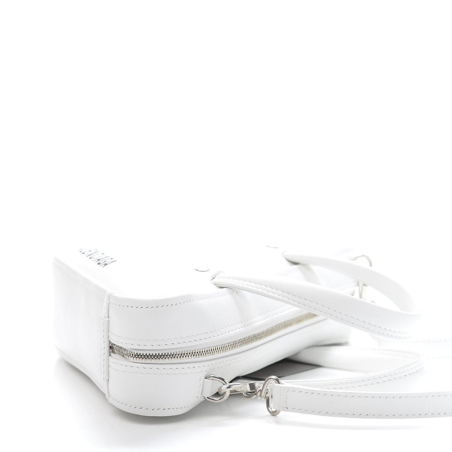 Calfskin XS Triangle Duffle White