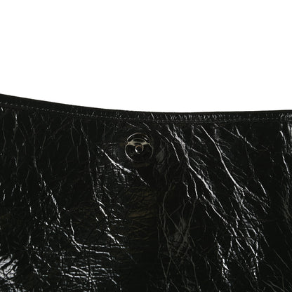 Saint Laurent Crinkled Calfskin Matelasse Monogram Medium Niki Chain Satchel Black 13 of 18