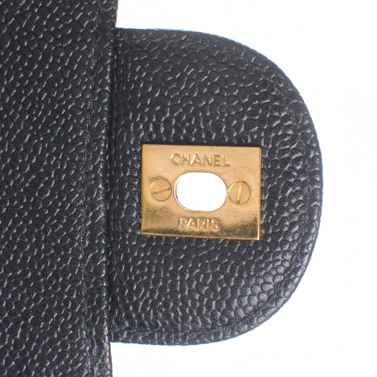Caviar Jumbo Flap Black