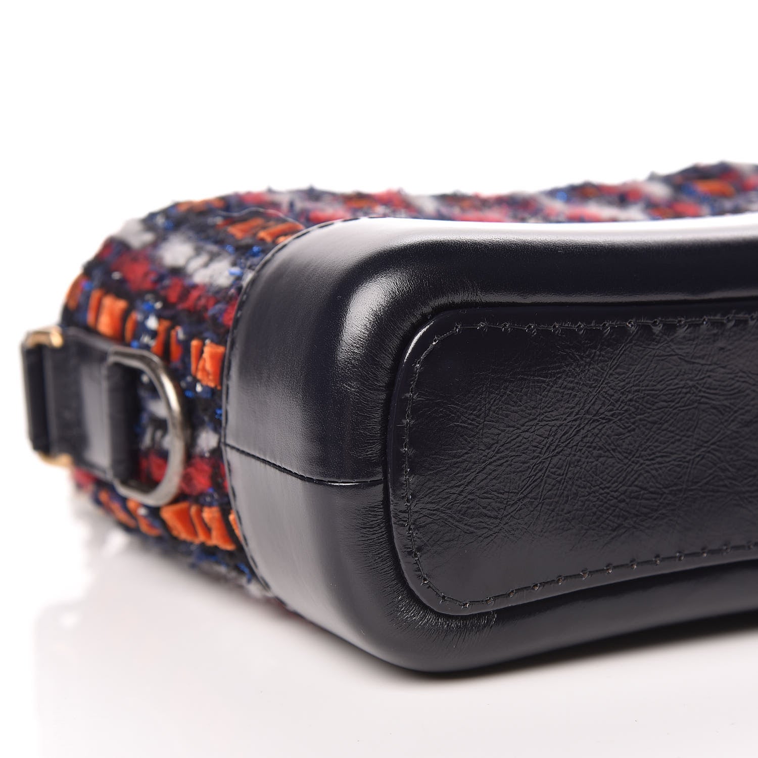 Chanel Tweed Calfskin Small Gabrielle Hobo Navy 6 of 10