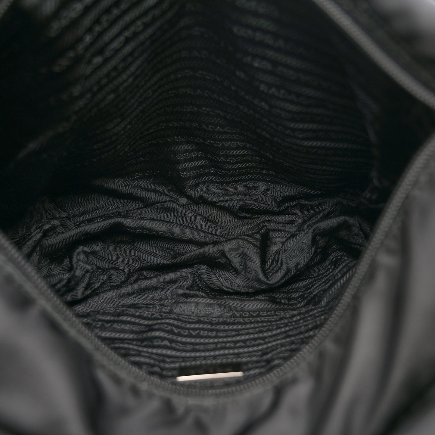 Nylon Vela Sport Messenger Bag Black
