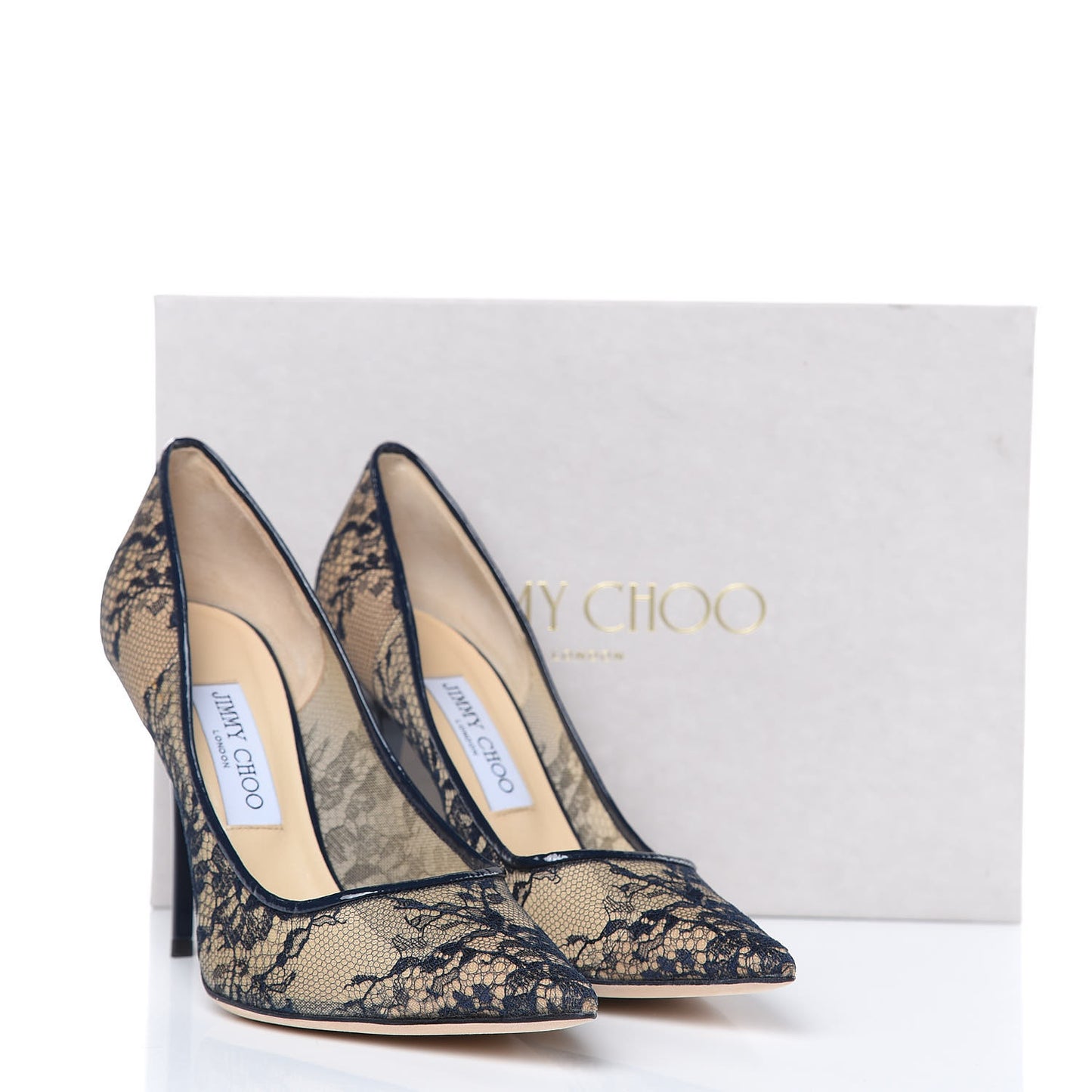 Lace Abel Pump 39.5 Navy