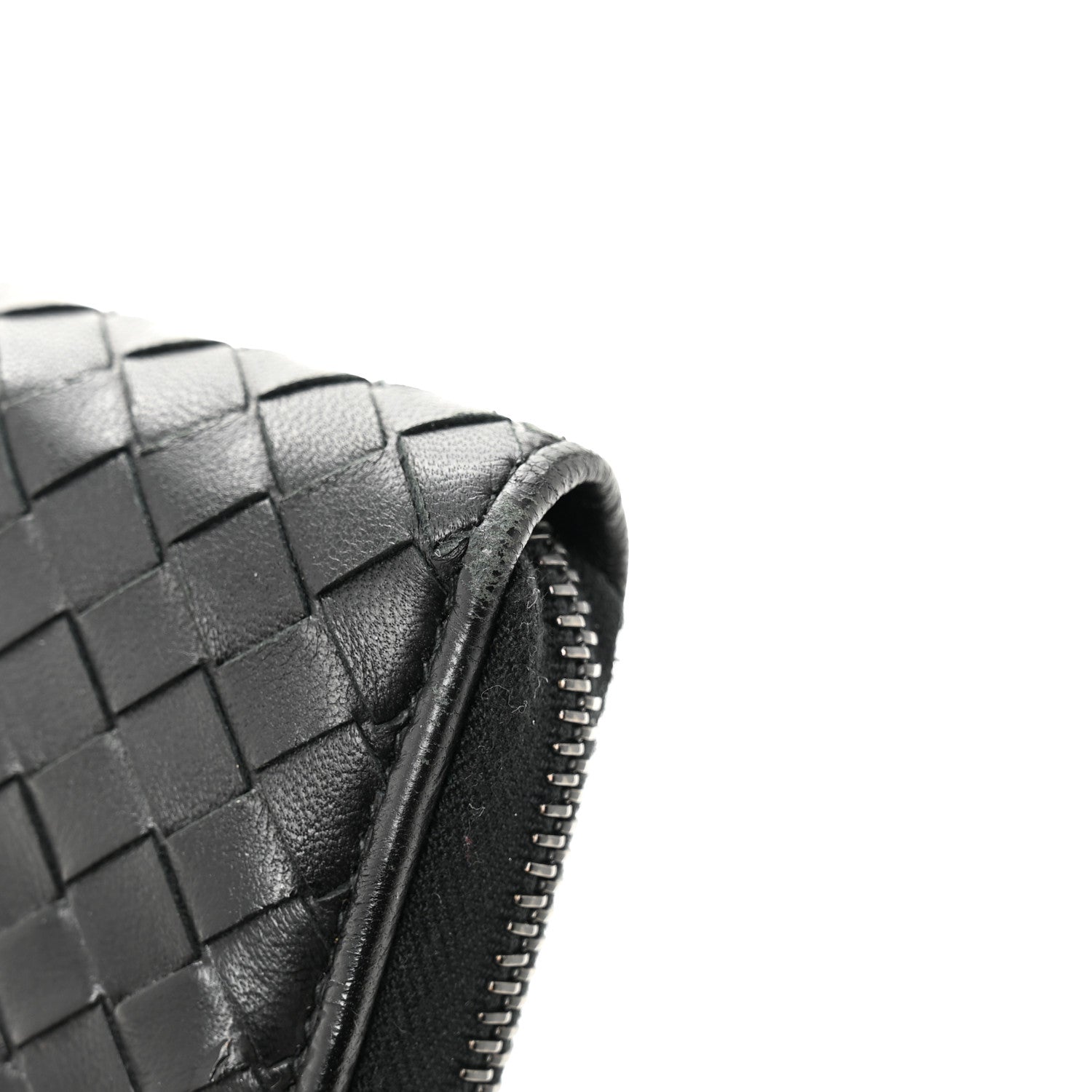 Bottega Veneta Nappa Intrecciato Zip Around Wallet Black 8 of 9