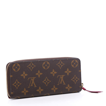 Louis Vuitton Monogram Clemence Wallet Fuchsia 3 of 9