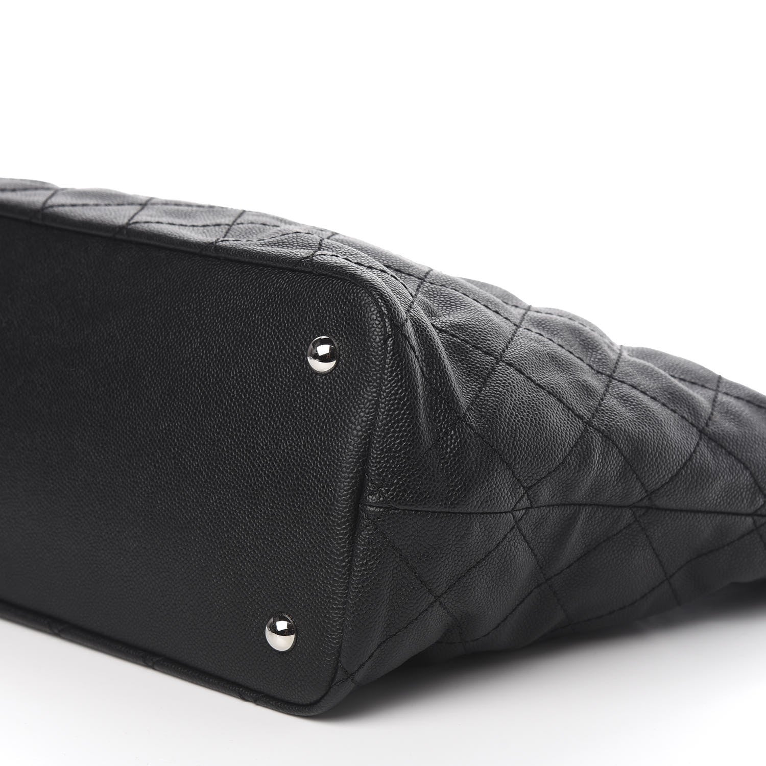 Chanel Grained Calfskin Quilted Large Daily Tote Black 10 of 11