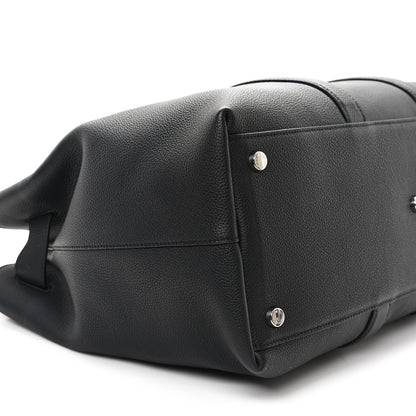 Louis Vuitton Millesime Calfskin Georges Tote GM Black 9 of 10