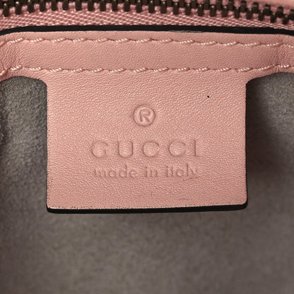 Gucci Calfskin Matelasse Medium GG Marmont Open Top Shoulder Bag Perfect Pink 5 of 10