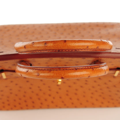 Hermes Ostrich Birkin 30 Gold 2 of 17