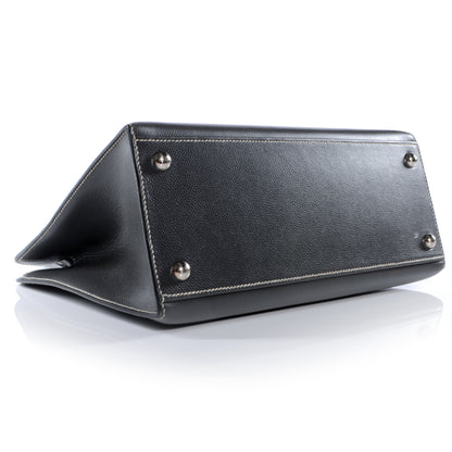 Hermes Veau Grain Lisse Dalvy 30 Graphite 4 of 9