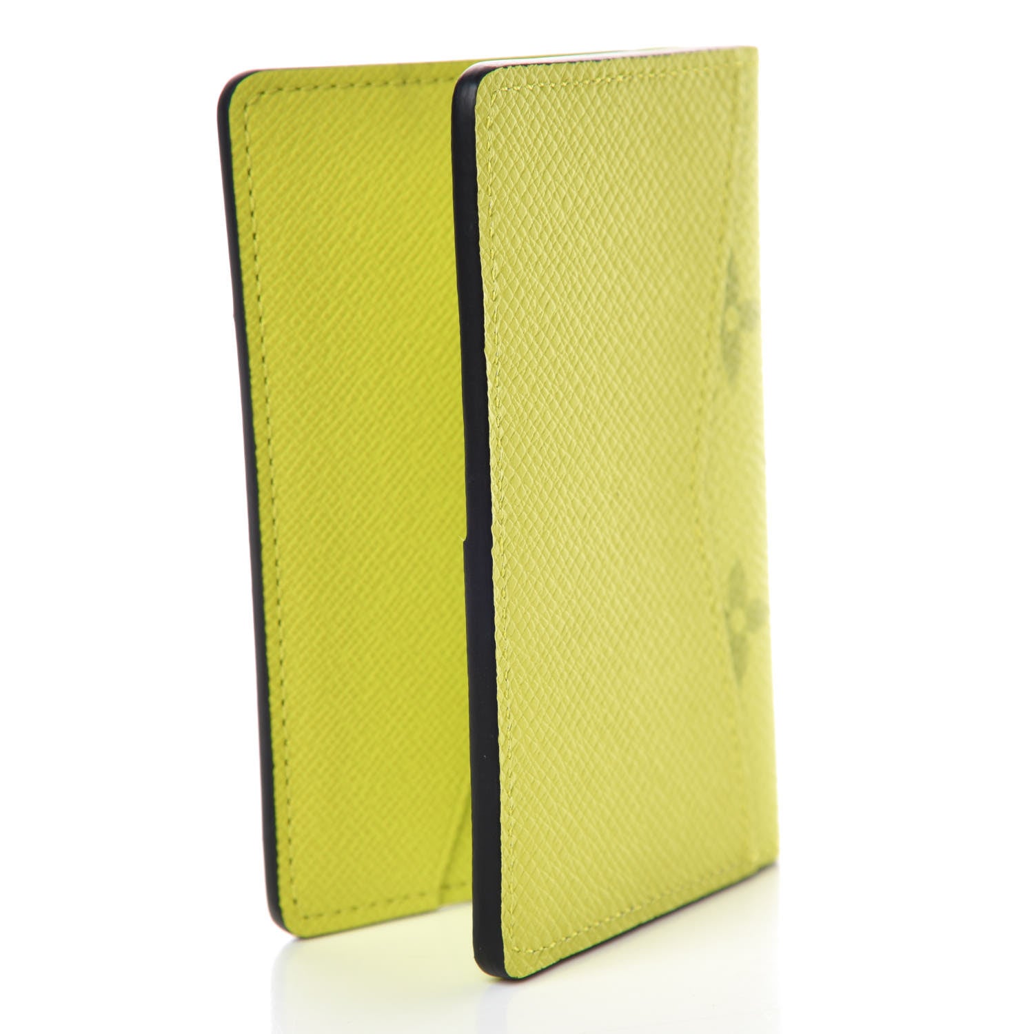 Louis Vuitton Monogram Taiga Pocket Organizer Yellow 3 of 7