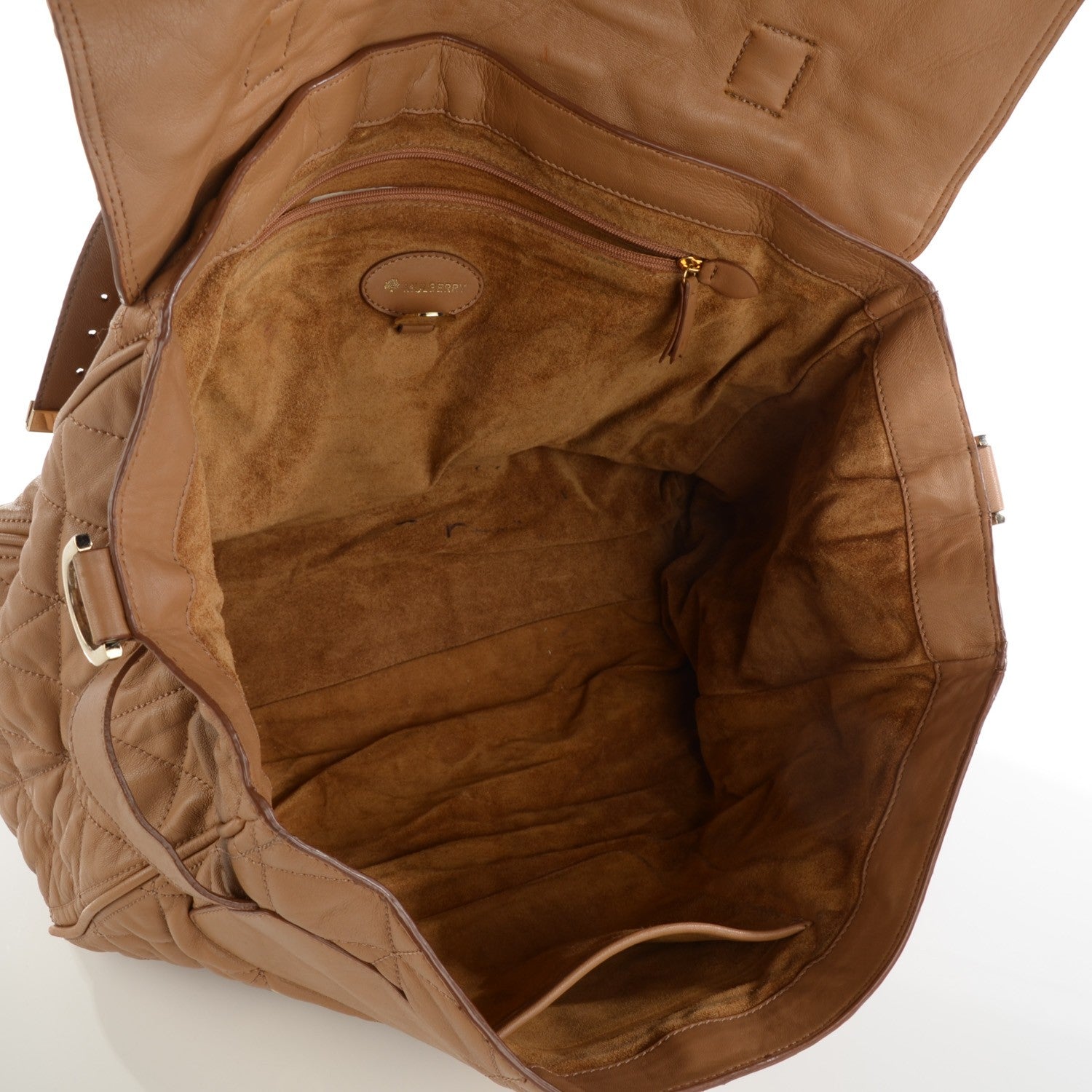 Mulberry Nappa Quilted Oversized Alexa Deer Brown 5 of 12