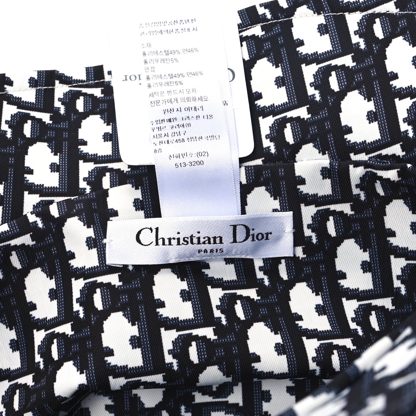 Gingham Reversible Teddy-D Brim Bucket Hat 57 Black White