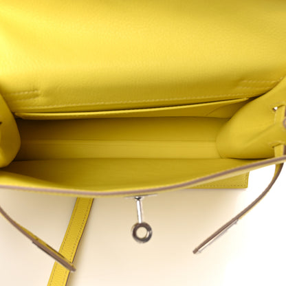 Hermes Evercolor Kelly Danse II Belt Bag Lime 5 of 9