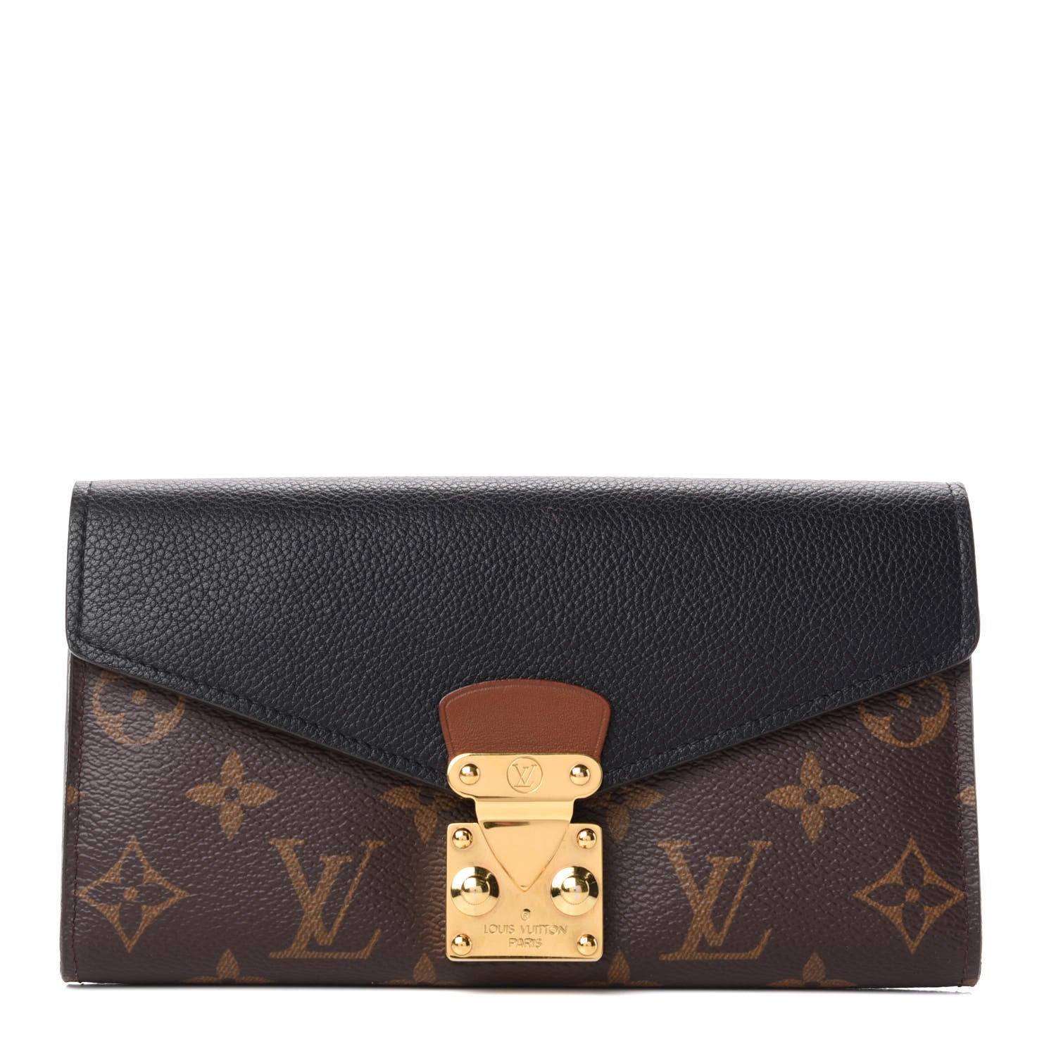 Louis Vuitton Monogram Pallas Wallet Black 1 of 8