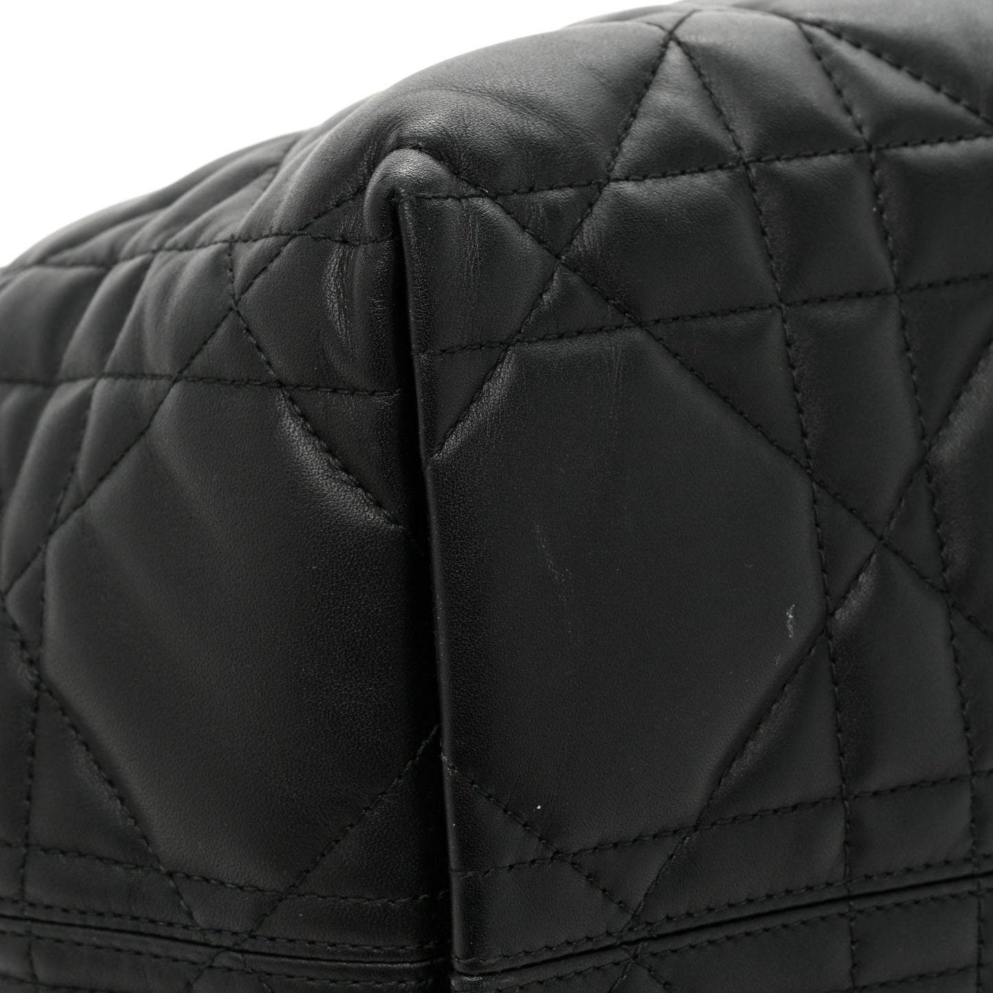 Calfskin Macrocannage Large Toujours Black