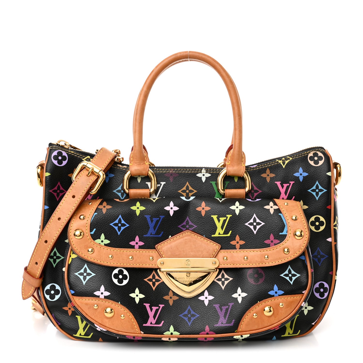Louis Vuitton Monogram Multicolor Rita Black 1 of 14