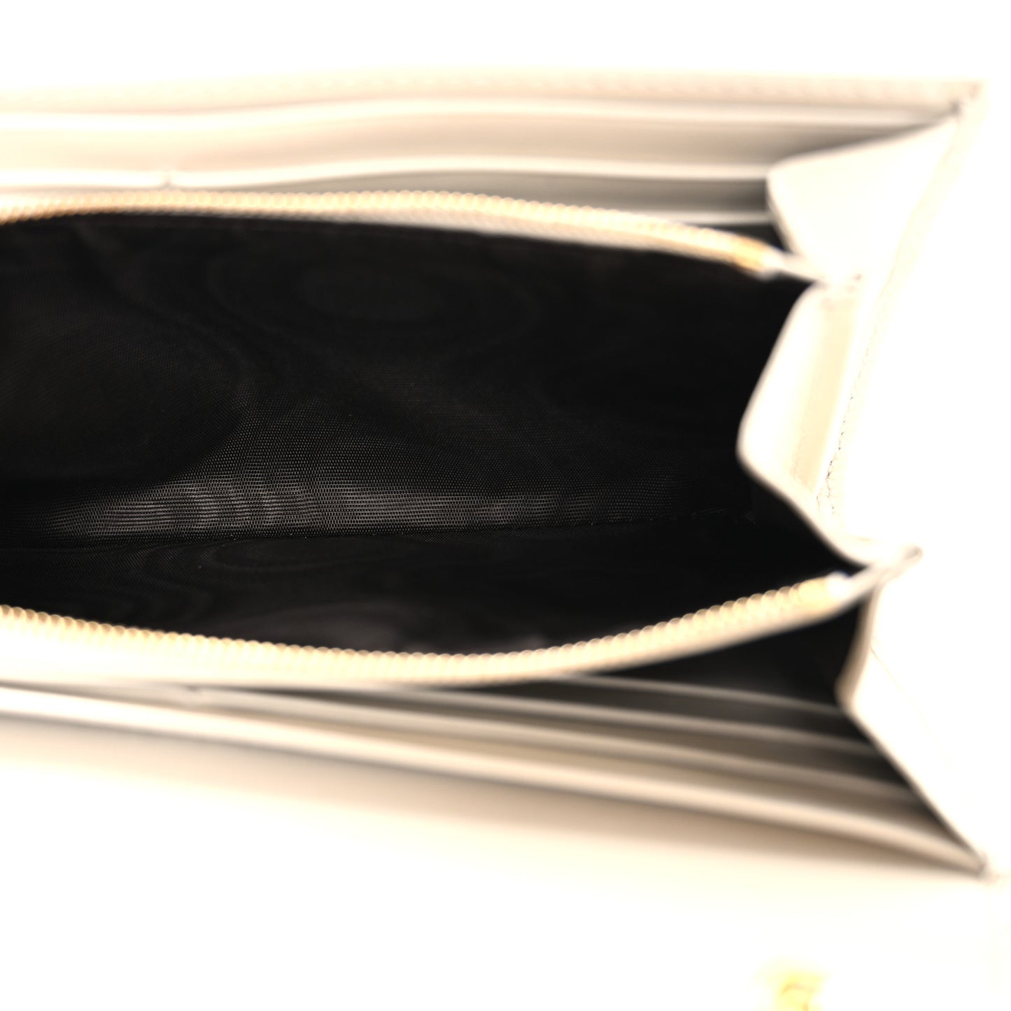 Calfskin Jackie 1961 Chain Wallet Mystic White